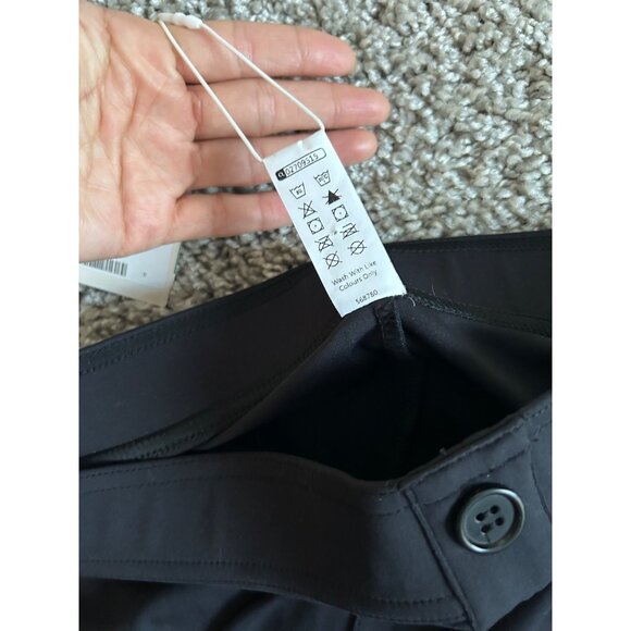 Halara Womens Sz XL Tall Black Wide-Leg Pants Button Front & Pockets - Picture 6 of 10